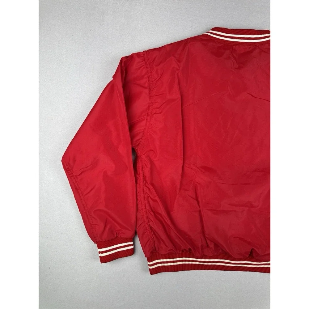 Vintage 70s Russell Athletic Wisconsin Badgers Lined Nylon Windbreaker USA M
